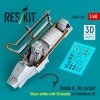 RESKIT RSU48-0295 Rafale (C, M) cockpit (Basic edition with 3D decals) for HobbyBoss kit (3D printed) 1/48